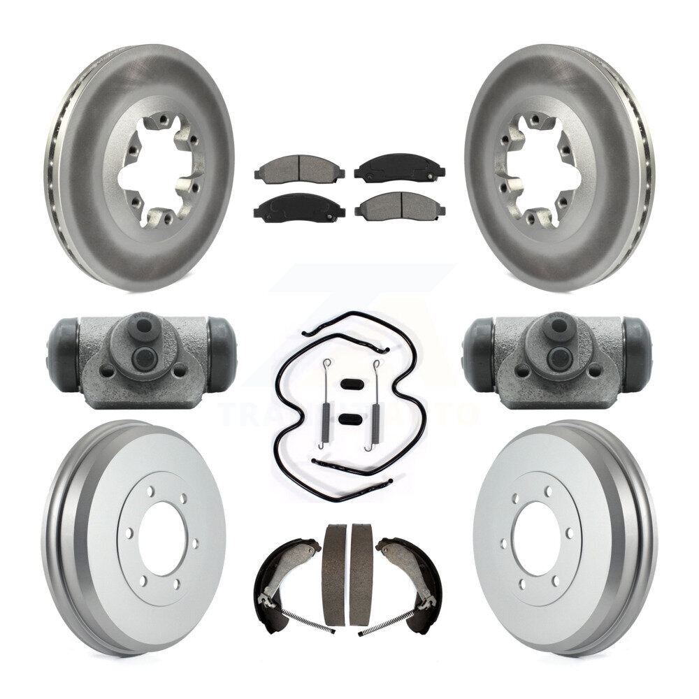 Transit Auto KGS-102433 Disc Brake Kit for 2004-2008 Isuzu i-290, Isuzu i-370 and More - Front and Rear