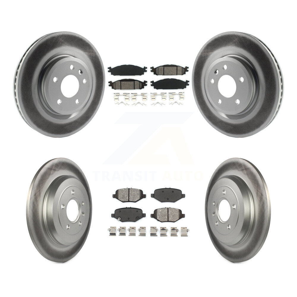 Transit Auto KGS-102437 Disc Brake Kit for 2015 Ford Explorer - Front and Rear