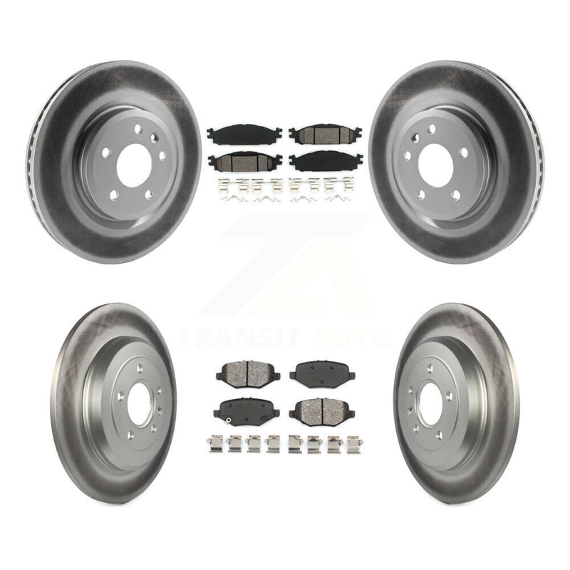 Transit Auto KGS-102437 Disc Brake Kit for 2015 Ford Explorer - Front and Rear