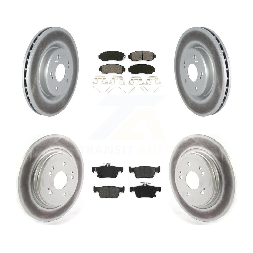 Transit Auto KGS-102440 Disc Brake Kit for 2019-2021 Acura RDX - Front and Rear