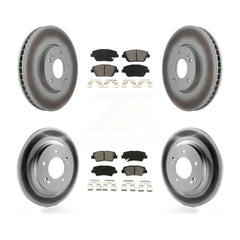 Transit Auto KGS-102454 Disc Brake Kit for 2015 Hyundai Sonata - Front and Rear
