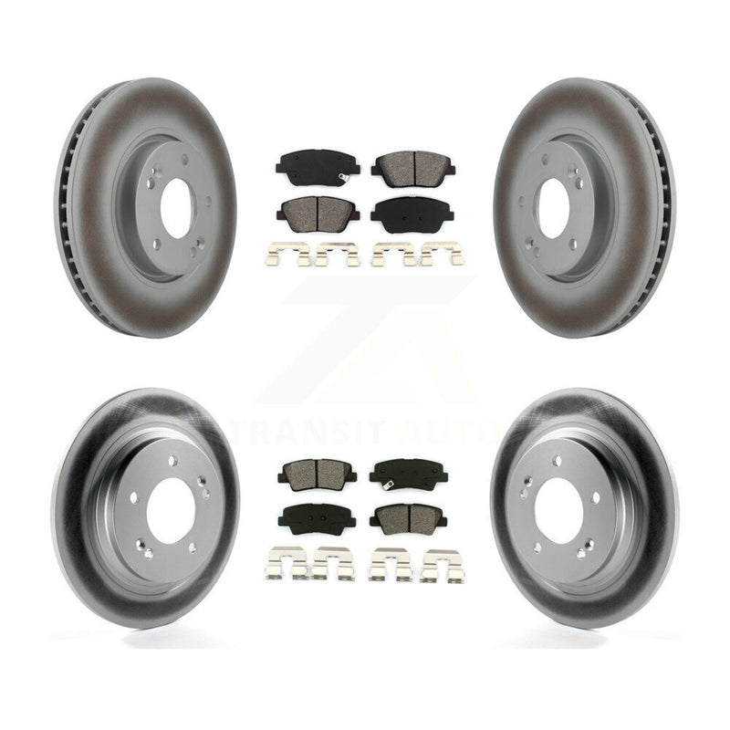 Transit Auto KGS-102454 Disc Brake Kit for 2015 Hyundai Sonata - Front and Rear
