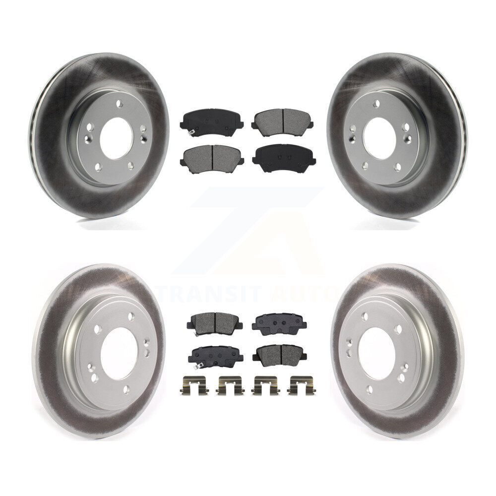 Transit Auto KGS-102457 Disc Brake Kit for 2019-2021 Hyundai Veloster - Front and Rear