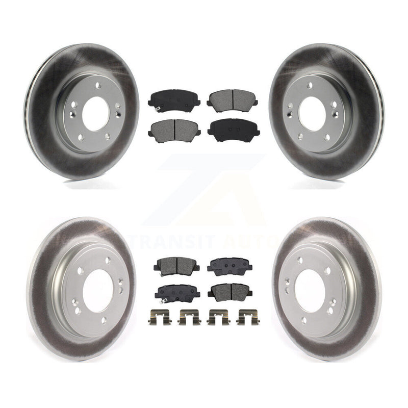 Transit Auto KGS-102457 Disc Brake Kit for 2019-2021 Hyundai Veloster - Front and Rear