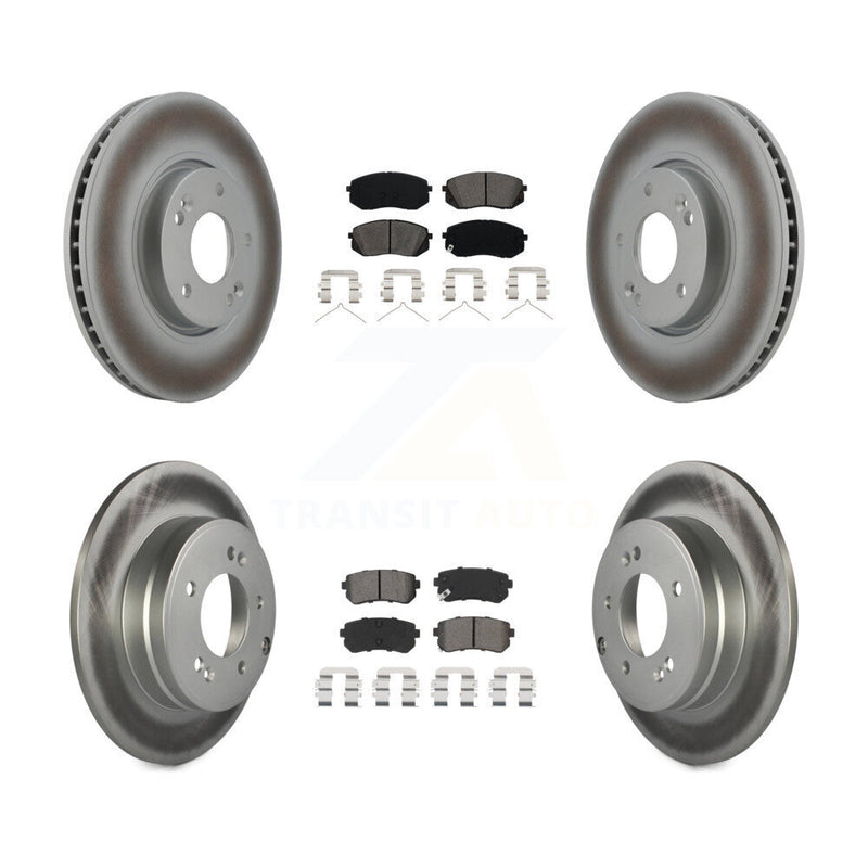 Transit Auto KGS-102459 Disc Brake Kit for 2016 Hyundai Sonata - Front and Rear