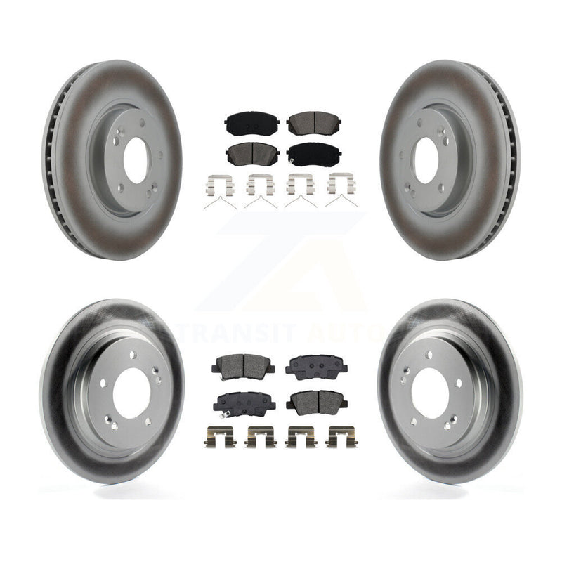 Transit Auto KGS-102460 Disc Brake Kit for 2016 Hyundai Sonata - Front and Rear