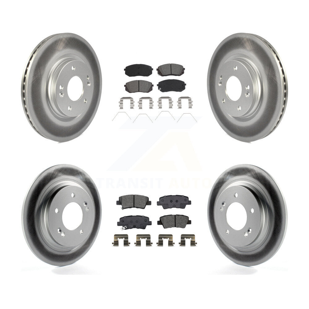 Transit Auto KGS-102463 Disc Brake Kit for 2018-2022 Kia Forte5, Hyundai Elantra GT - Front and Rear