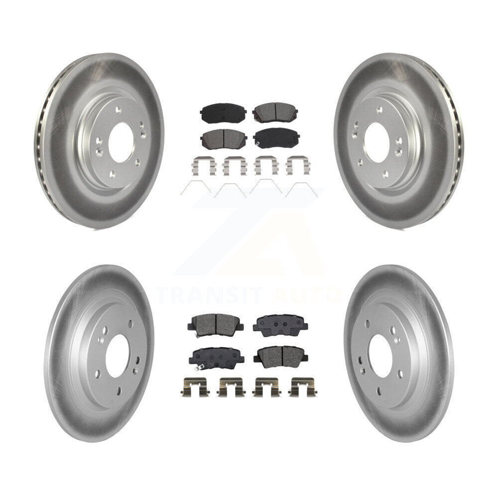Transit Auto KGS-102468 Disc Brake Kit for 2022-2023 Hyundai Kona - Front and Rear