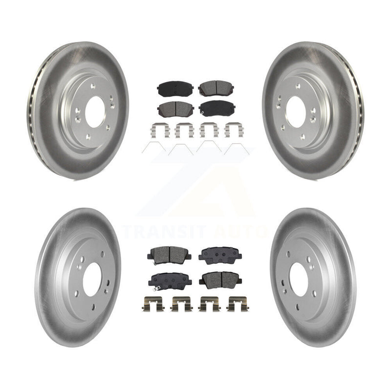 Transit Auto KGS-102468 Disc Brake Kit for 2022-2023 Hyundai Kona - Front and Rear