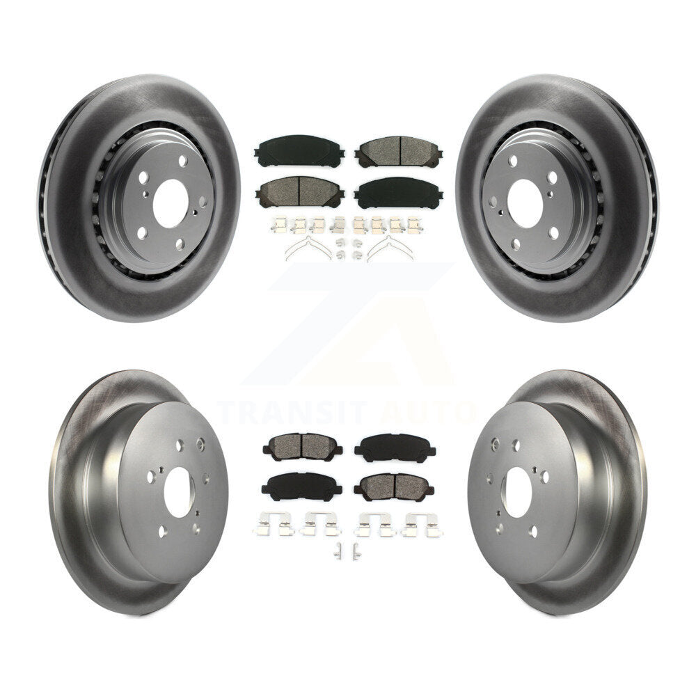 Transit Auto KGS-102469 Disc Brake Kit for 2014 Toyota Highlander - Front and Rear