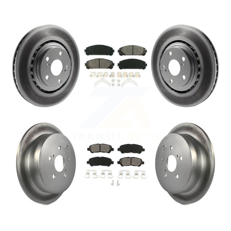 Transit Auto KGS-102469 Disc Brake Kit for 2014 Toyota Highlander - Front and Rear