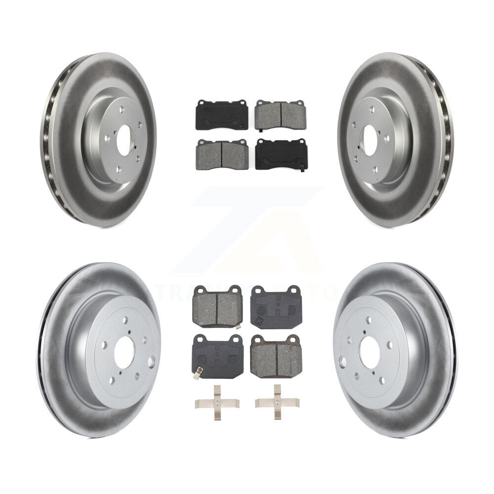 Transit Auto KGS-102480 Disc Brake Kit for 2008-2017 Subaru WRX STI, Subaru Impreza - Front and Rear