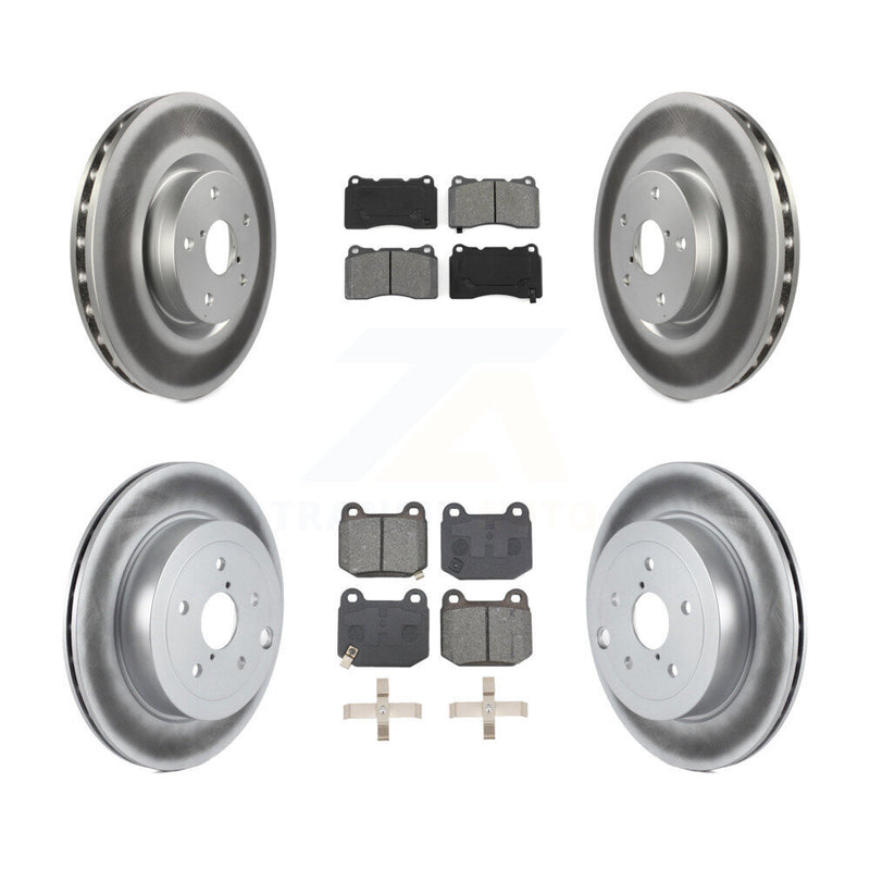 Transit Auto KGS-102480 Disc Brake Kit for 2008-2017 Subaru WRX STI, Subaru Impreza - Front and Rear