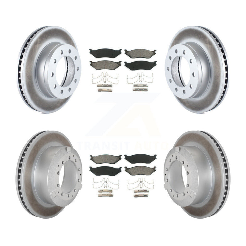 Transit Auto KGS-102493 Disc Brake Kit for 2005-2016 Ford F-450 Super Duty, International CF500 and More - Front and Rear