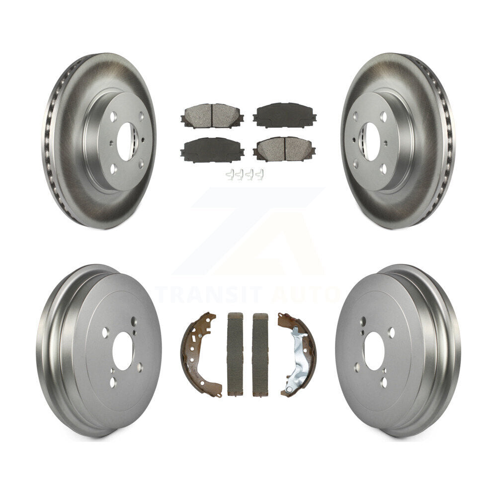 Transit Auto KGS-102502 Disc Brake Kit for 2014-2018 Toyota Yaris - Front and Rear