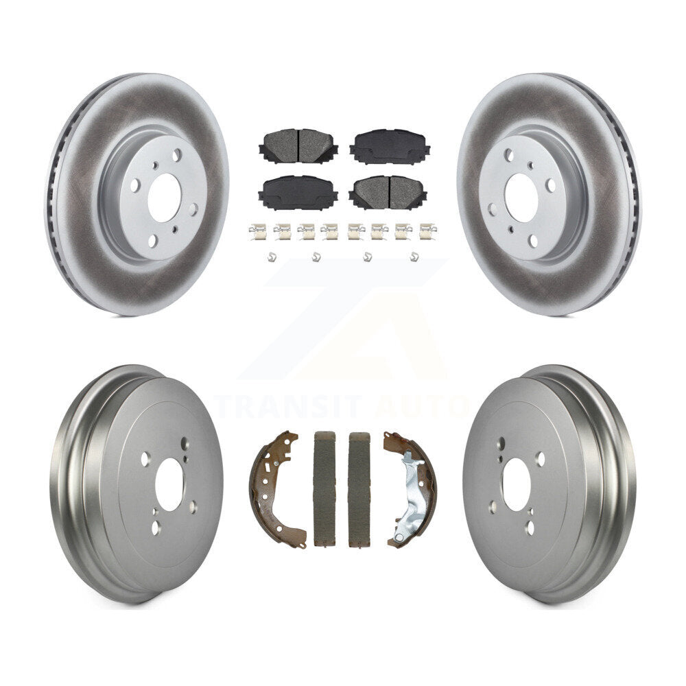Transit Auto KGS-102503 Disc Brake Kit for 2015-2018 Toyota Yaris - Front and Rear