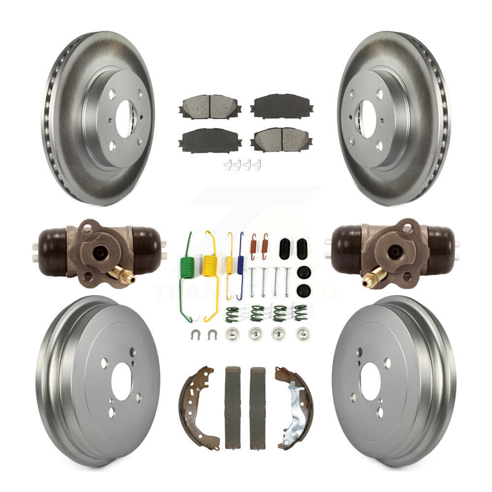 Transit Auto KGS-102506 Disc Brake Kit for 2014-2018 Toyota Yaris - Front and Rear