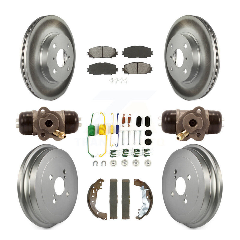 Transit Auto KGS-102506 Disc Brake Kit for 2014-2018 Toyota Yaris - Front and Rear