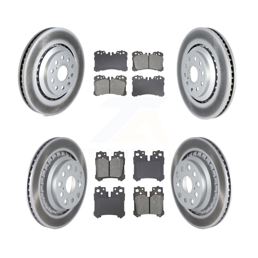 Transit Auto KGS-102507 Disc Brake Kit for 2008-2017 Lexus LS460, Lexus LS600h - Front and Rear