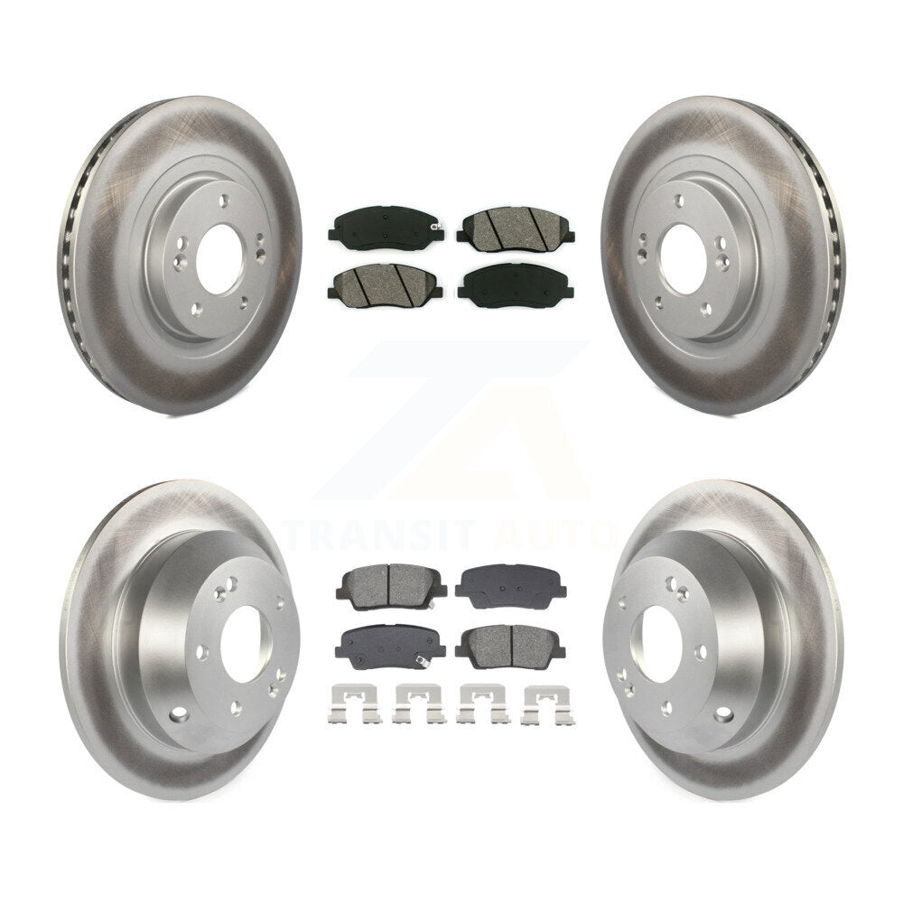 Transit Auto KGS-102510 Disc Brake Kit for 2013-2016 Hyundai Santa Fe, Hyundai Santa Fe XL - Front and Rear