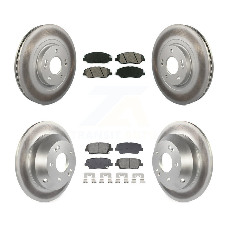 Transit Auto KGS-102510 Disc Brake Kit for 2013-2016 Hyundai Santa Fe, Hyundai Santa Fe XL - Front and Rear