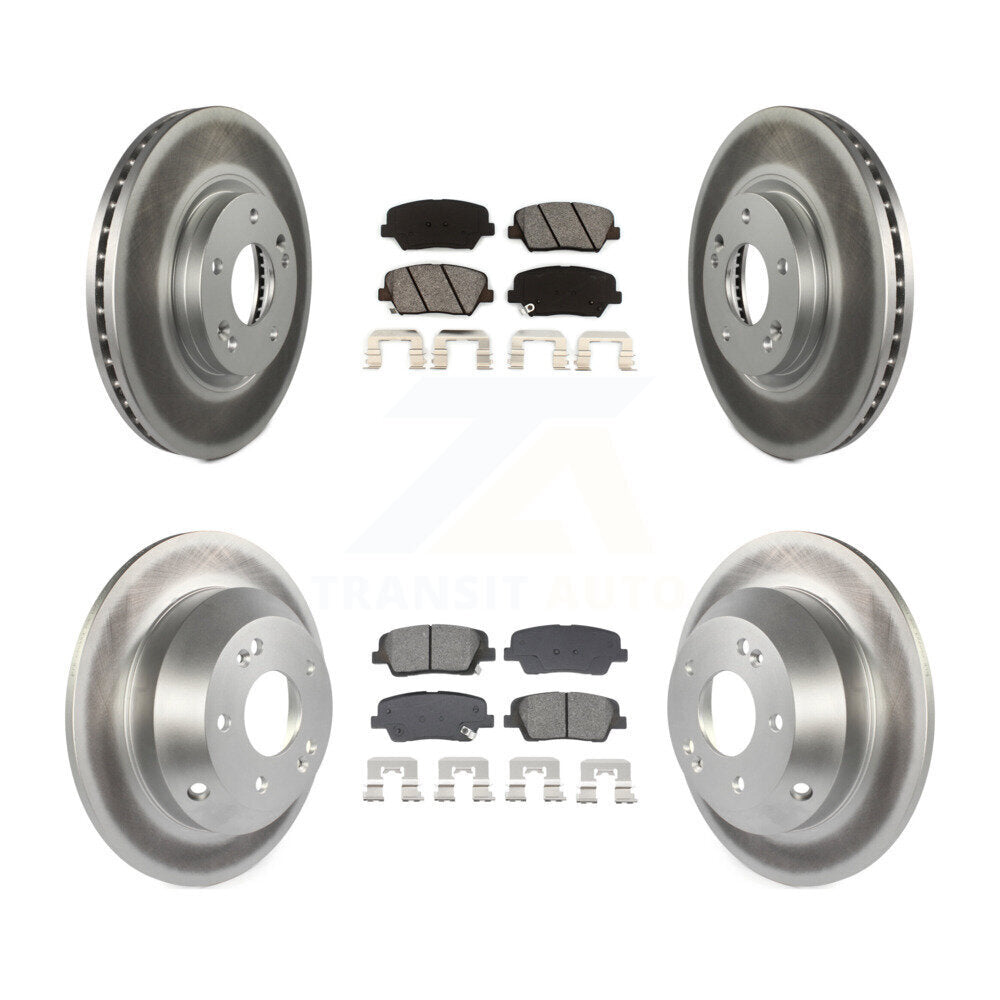 Transit Auto KGS-102511 Disc Brake Kit for 2010-2013 Kia Sorento, Hyundai Santa Fe - Front and Rear