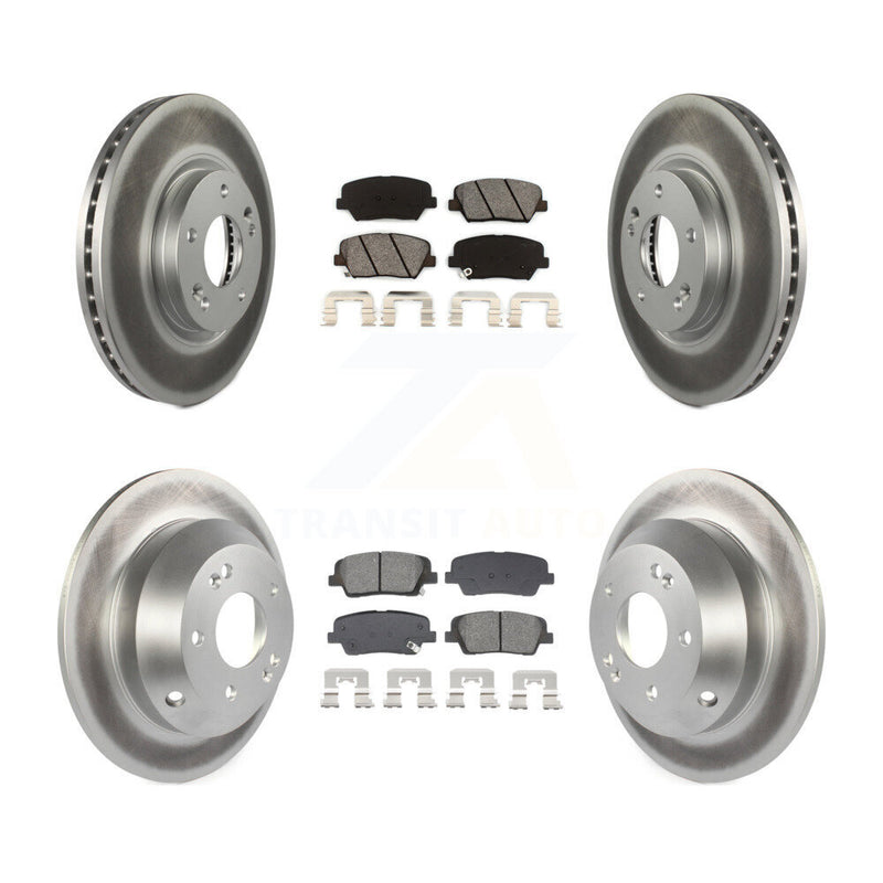Transit Auto KGS-102511 Disc Brake Kit for 2010-2013 Kia Sorento, Hyundai Santa Fe - Front and Rear
