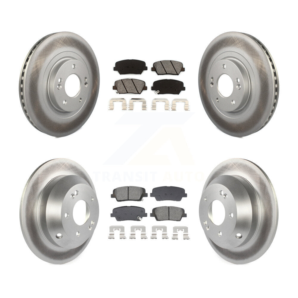 Transit Auto KGS-102512 Disc Brake Kit for 2013-2016 Kia Sorento, Hyundai Santa Fe Sport - Front and Rear