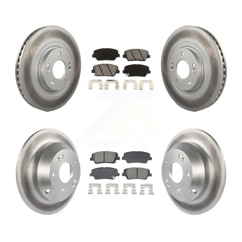 Transit Auto KGS-102512 Disc Brake Kit for 2013-2016 Kia Sorento, Hyundai Santa Fe Sport - Front and Rear