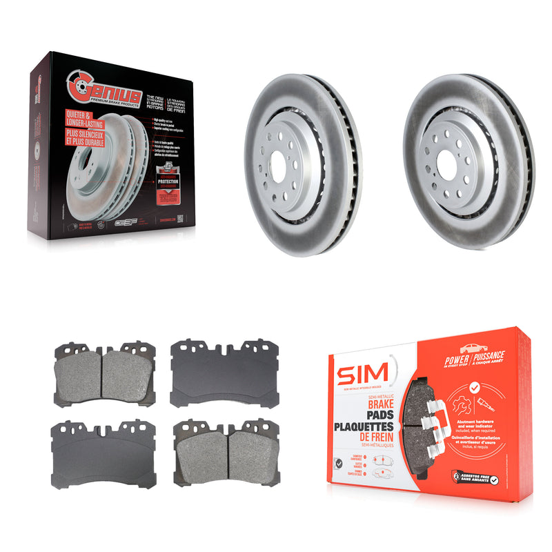 Transit Auto KGS-102513 Disc Brake Kit for 2007-2023 Lexus LS500h, Lexus LS500 and More - Front