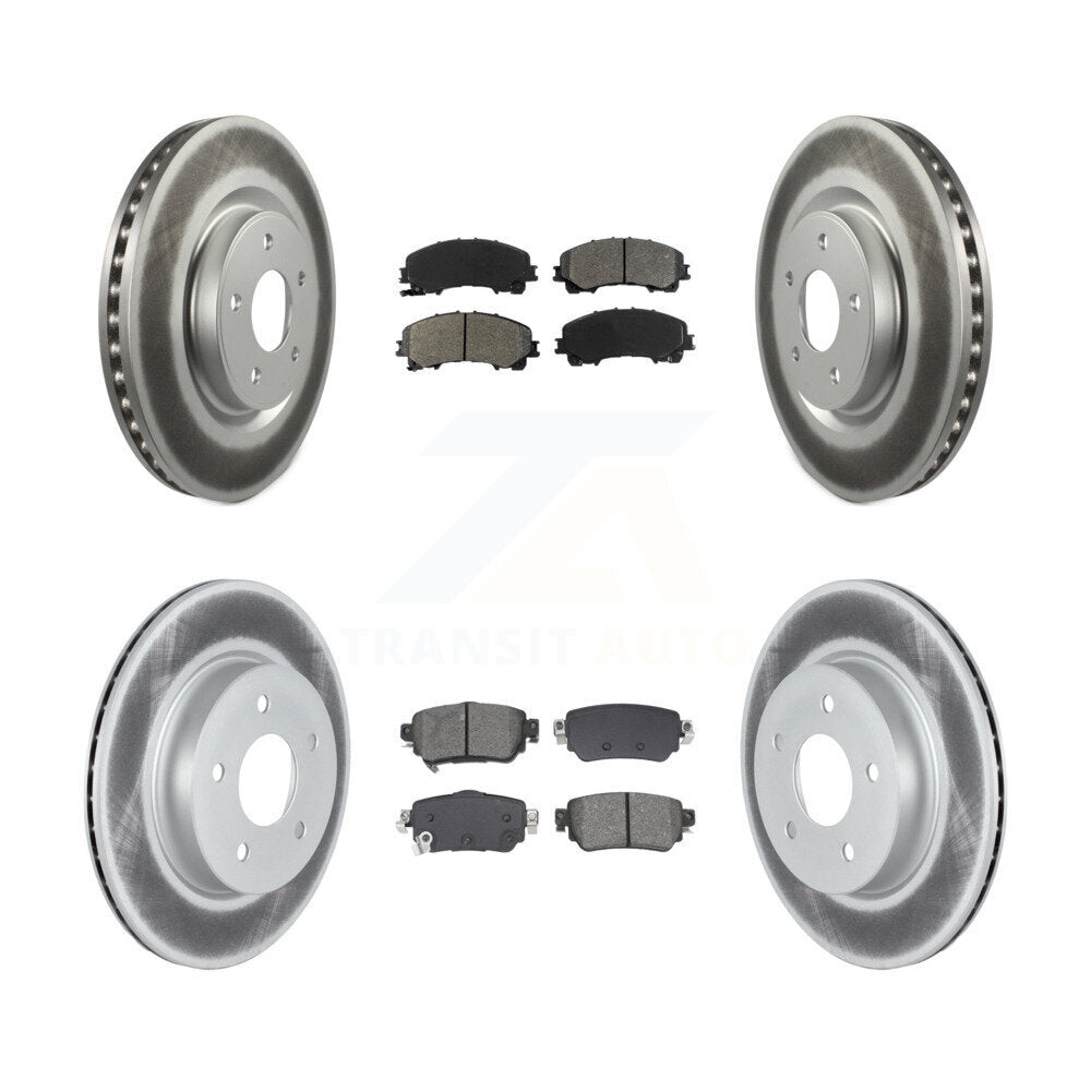 Transit Auto KGS-102525 Disc Brake Kit for 2019 Nissan Rogue - Front and Rear