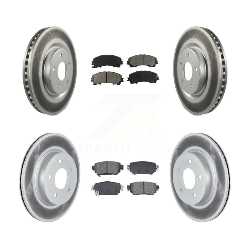 Transit Auto KGS-102525 Disc Brake Kit for 2019 Nissan Rogue - Front and Rear