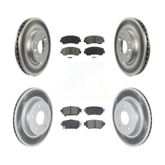 Transit Auto KGS-102526 Disc Brake Kit for 2019-2023 Nissan Rogue, Nissan Rogue Sport, Nissan Qashqai - Front and Rear