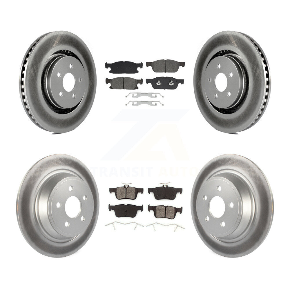 Transit Auto KGS-102527 Disc Brake Kit for 2017-2020 Lincoln Continental, Ford Fusion, Lincoln MKZ - Front and Rear