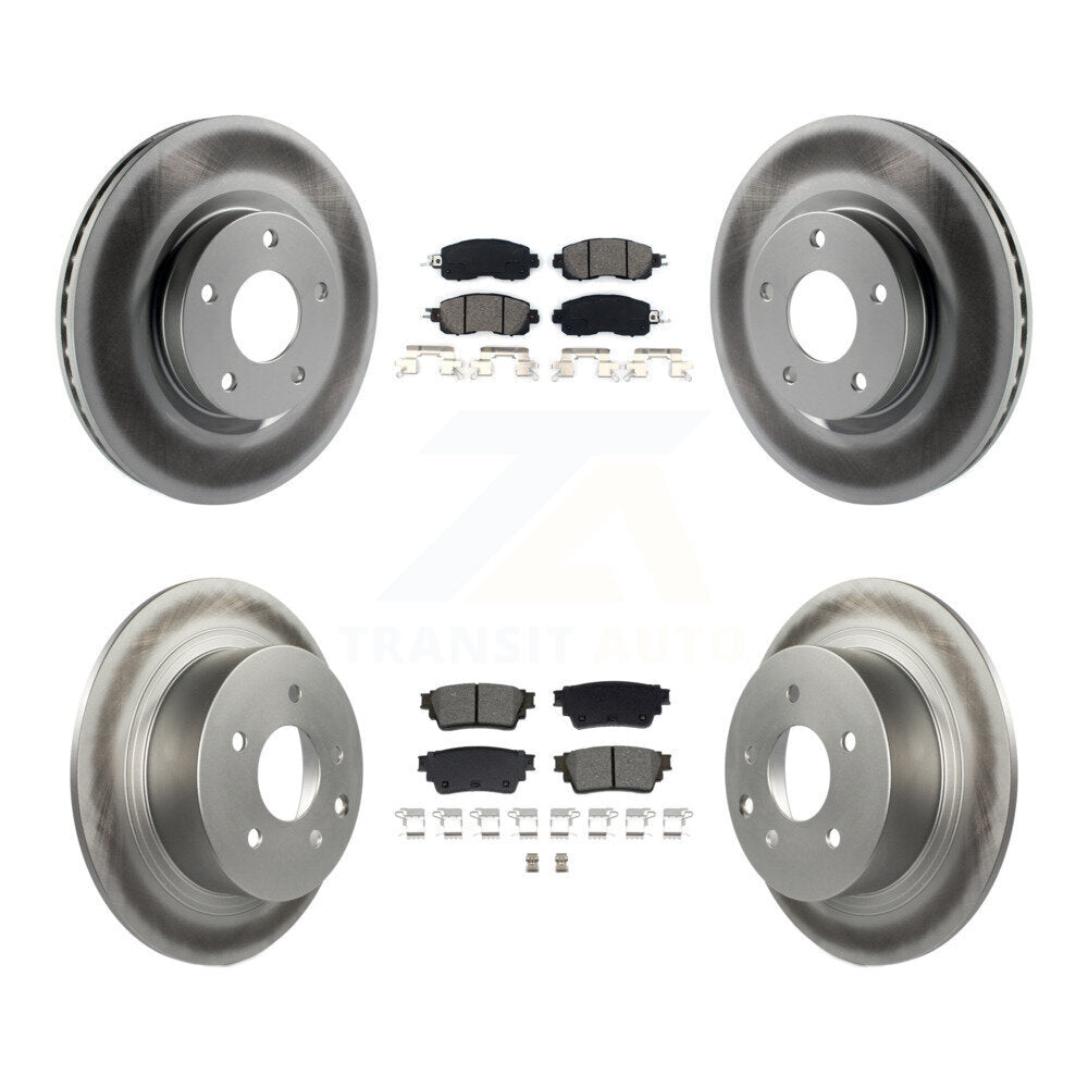 Transit Auto KGS-102530 Disc Brake Kit for 2019-2020 Nissan Altima - Front and Rear