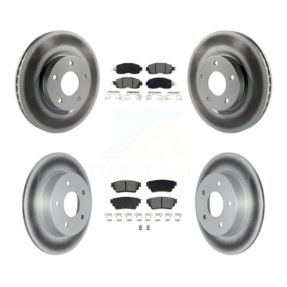 Transit Auto KGS-102531 Disc Brake Kit for 2019-2023 Nissan Altima - Front and Rear