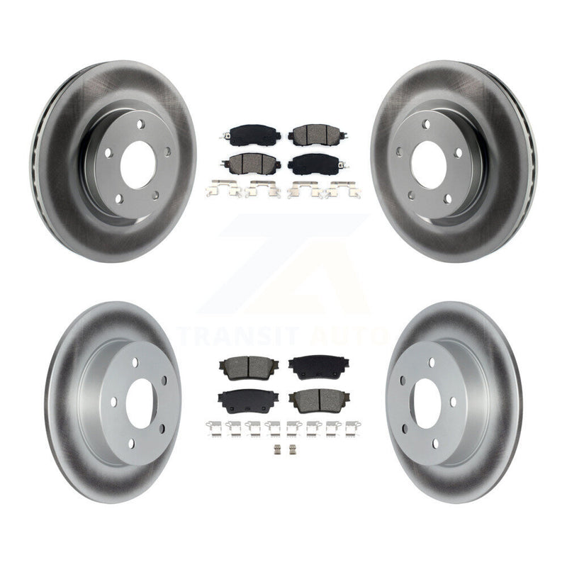 Transit Auto KGS-102531 Disc Brake Kit for 2019-2023 Nissan Altima - Front and Rear