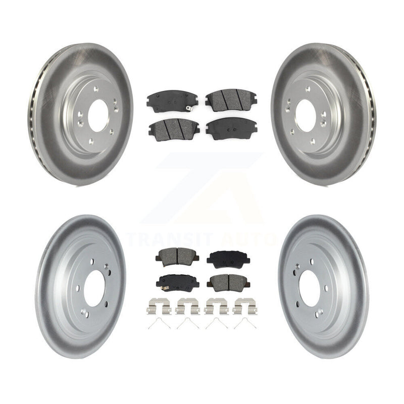 Transit Auto KGS-102532 Disc Brake Kit for 2017-2022 Hyundai Tucson, Kia Sportage - Front and Rear