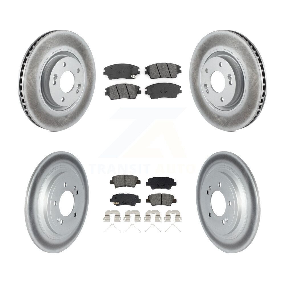 Transit Auto KGS-102533 Disc Brake Kit for 2017-2022 Kia Sportage - Front and Rear