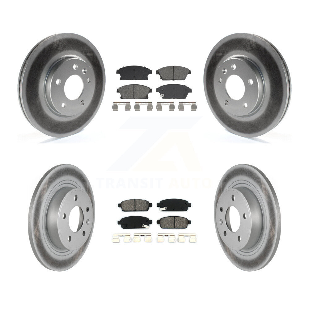 Transit Auto KGS-102536 Disc Brake Kit for 2011-2017 Chevrolet Cruze, Buick Verano and More - Front and Rear