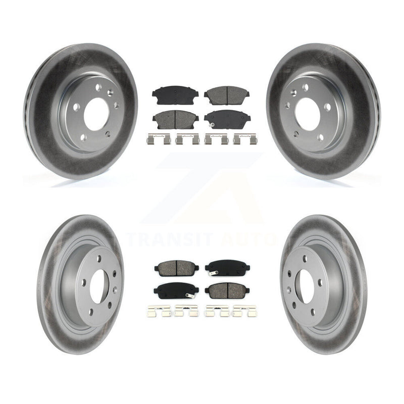 Transit Auto KGS-102536 Disc Brake Kit for 2011-2017 Chevrolet Cruze, Buick Verano and More - Front and Rear