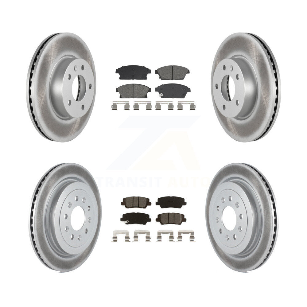 Transit Auto KGS-102538 Disc Brake Kit for 2013-2015 Cadillac ATS - Front and Rear