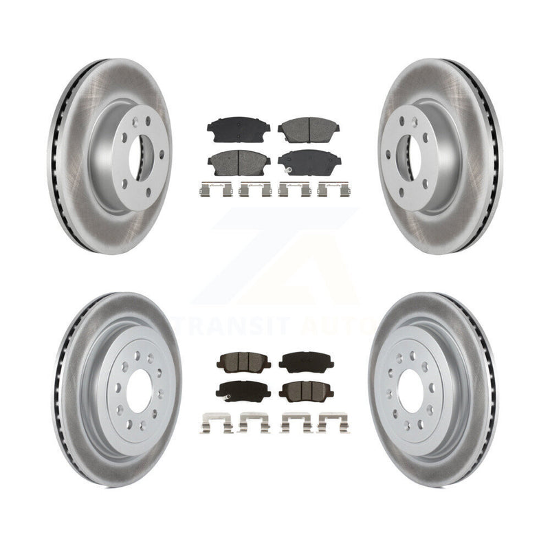 Transit Auto KGS-102538 Disc Brake Kit for 2013-2015 Cadillac ATS - Front and Rear