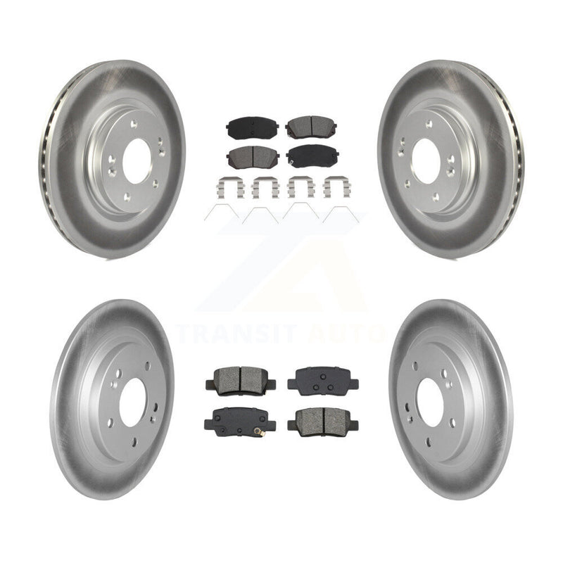 Transit Auto KGS-102539 Disc Brake Kit for 2021-2024 Kia Seltos - Front and Rear