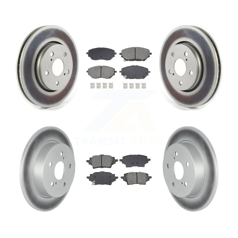 Transit Auto KGS-102541 Disc Brake Kit for 2019-2021 Toyota C-HR - Front and Rear
