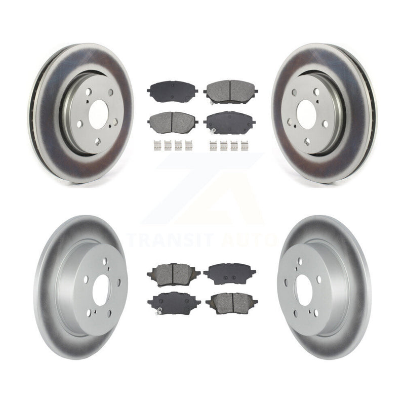 Transit Auto KGS-102541 Disc Brake Kit for 2019-2021 Toyota C-HR - Front and Rear