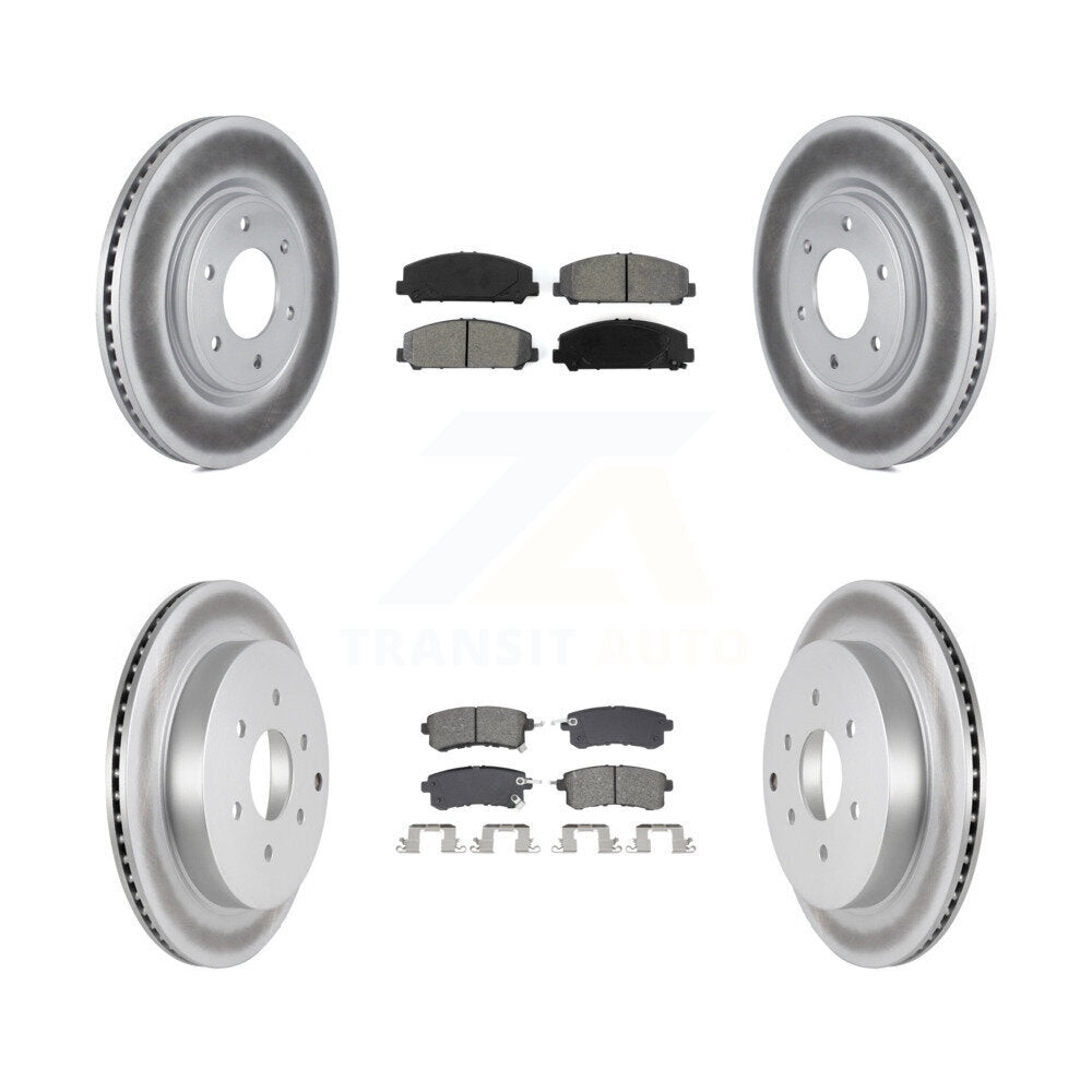 Transit Auto KGS-102542 Disc Brake Kit for 2011-2024 Nissan Armada, INFINITI QX80, INFINITI QX56 - Front and Rear