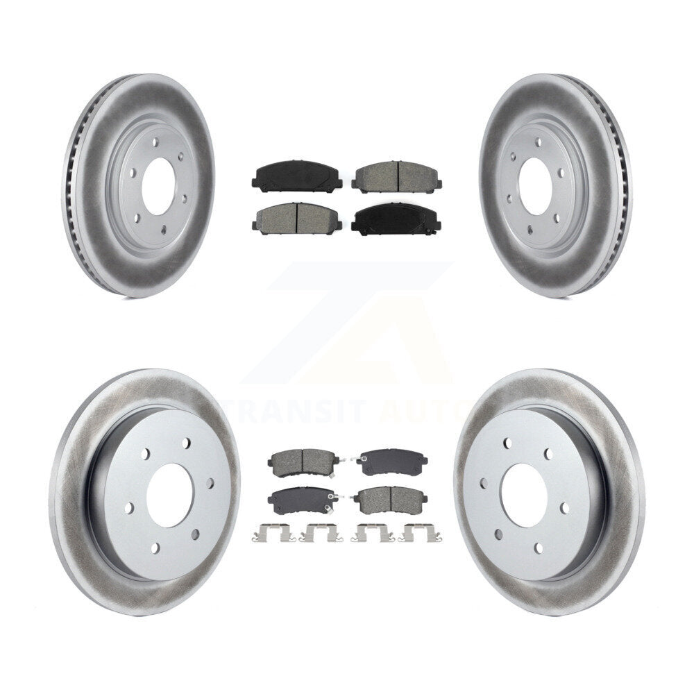 Transit Auto KGS-102543 Disc Brake Kit for 2017-2019 Nissan Armada - Front and Rear