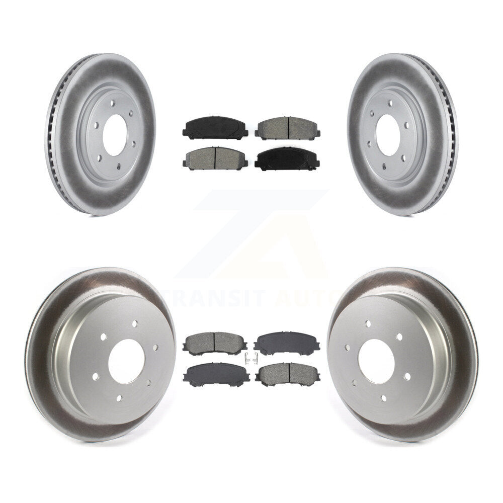 Transit Auto KGS-102544 Disc Brake Kit for 2017-2023 Nissan TITAN - Front and Rear