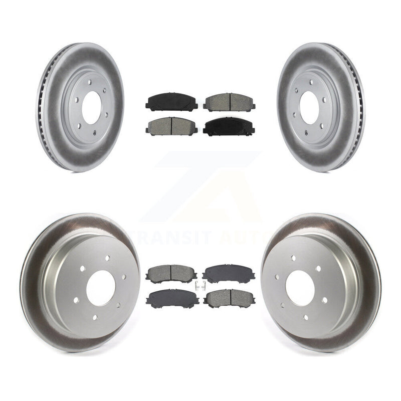 Transit Auto KGS-102544 Disc Brake Kit for 2017-2023 Nissan TITAN - Front and Rear